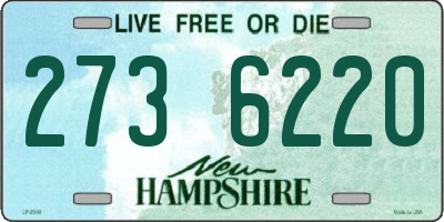NH license plate 2736220