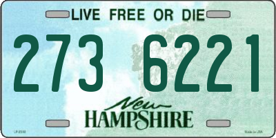 NH license plate 2736221