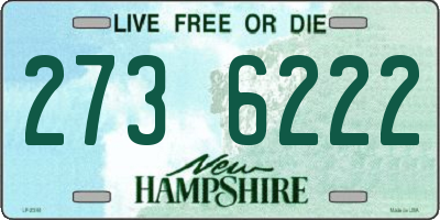 NH license plate 2736222