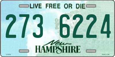 NH license plate 2736224
