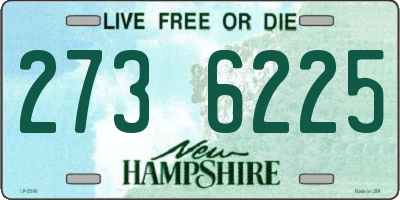 NH license plate 2736225