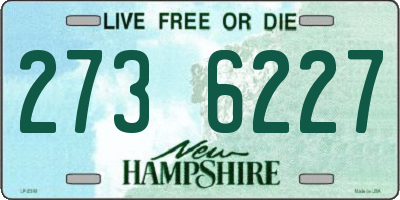 NH license plate 2736227