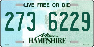 NH license plate 2736229