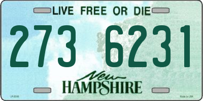 NH license plate 2736231