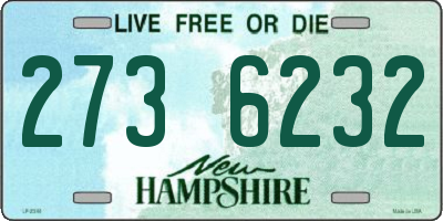 NH license plate 2736232