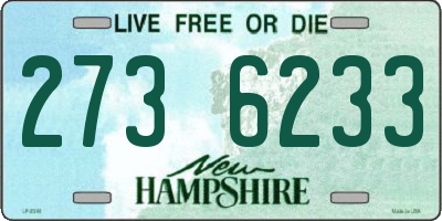 NH license plate 2736233