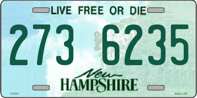 NH license plate 2736235