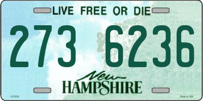 NH license plate 2736236