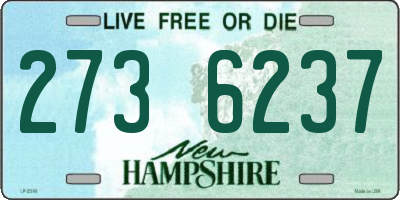 NH license plate 2736237