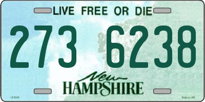 NH license plate 2736238