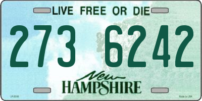 NH license plate 2736242