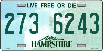 NH license plate 2736243