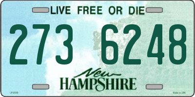 NH license plate 2736248