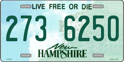 NH license plate 2736250