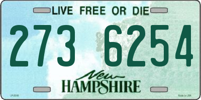 NH license plate 2736254