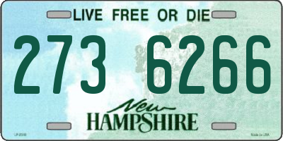 NH license plate 2736266