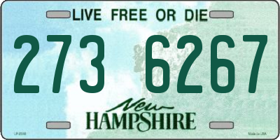 NH license plate 2736267