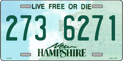 NH license plate 2736271