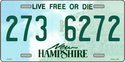 NH license plate 2736272
