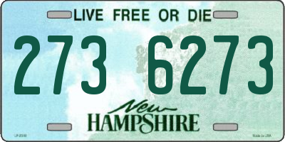 NH license plate 2736273