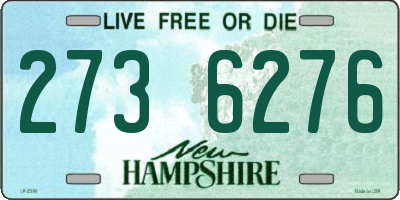 NH license plate 2736276
