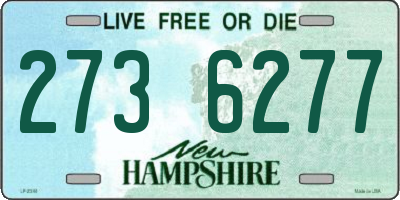 NH license plate 2736277