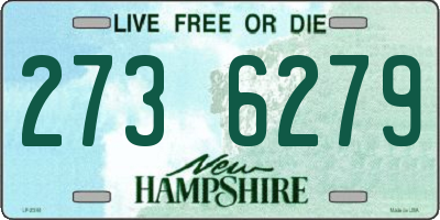 NH license plate 2736279