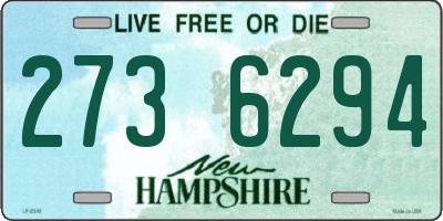 NH license plate 2736294