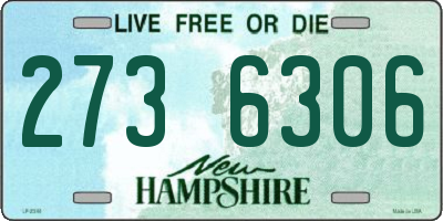 NH license plate 2736306