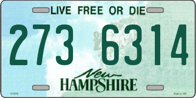 NH license plate 2736314