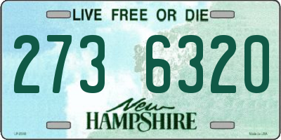 NH license plate 2736320