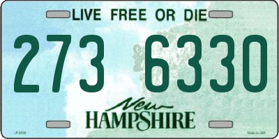 NH license plate 2736330