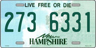 NH license plate 2736331