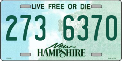 NH license plate 2736370