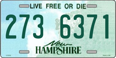 NH license plate 2736371