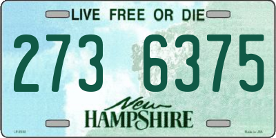 NH license plate 2736375