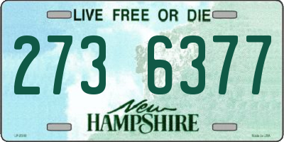 NH license plate 2736377
