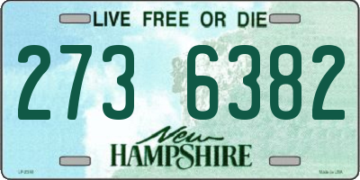 NH license plate 2736382