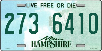 NH license plate 2736410