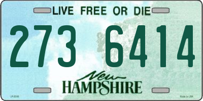 NH license plate 2736414