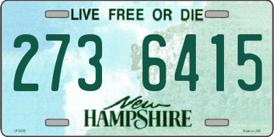 NH license plate 2736415