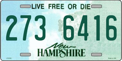 NH license plate 2736416