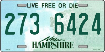 NH license plate 2736424