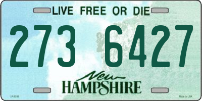 NH license plate 2736427