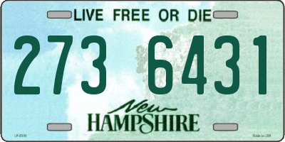 NH license plate 2736431
