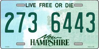 NH license plate 2736443