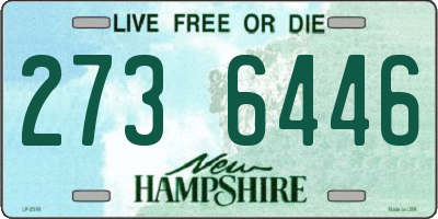 NH license plate 2736446