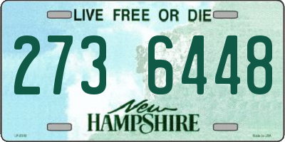 NH license plate 2736448