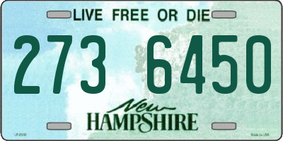 NH license plate 2736450