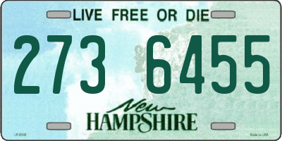NH license plate 2736455